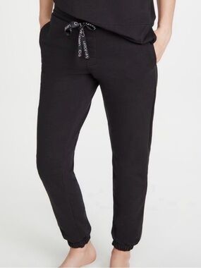 Calvin Klein Reconsidered Comfort Sleepwear Lounge Jogger Black Pants Size XS